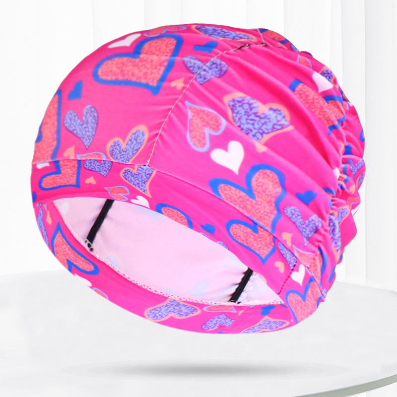 Unisex Pleated Swim Cap