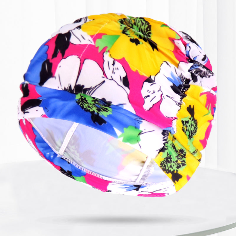 Unisex Pleated Swim Cap