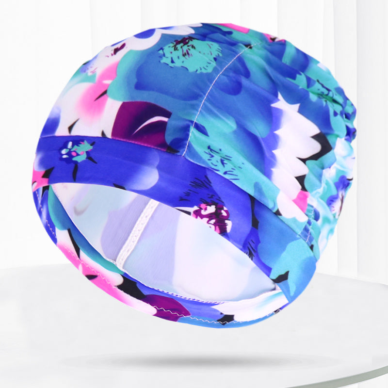 Unisex Pleated Swim Cap