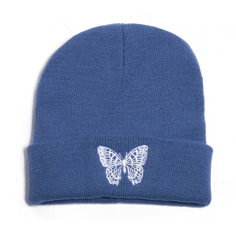 Butterfly Print Beanie