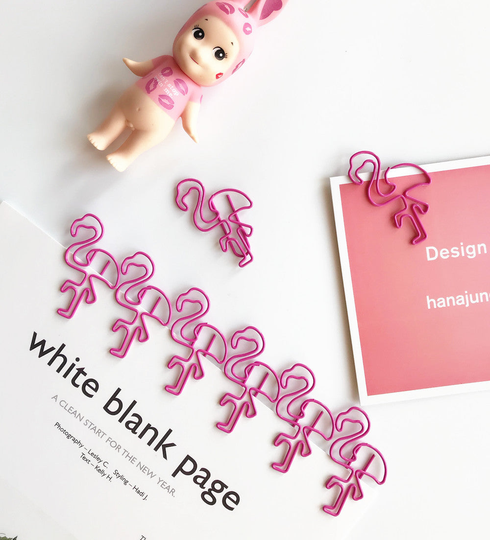 Flamingo/Pig Bookmark