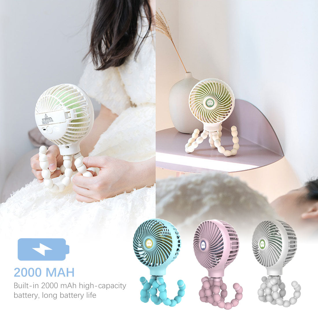 Octopus Portable Folding Fan