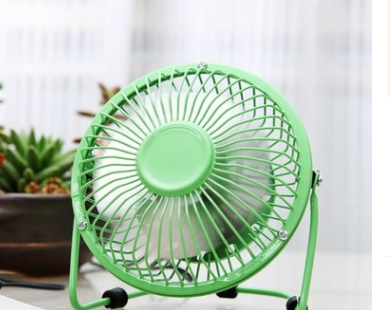 Mini USB Aluminum Leaf Office Fan