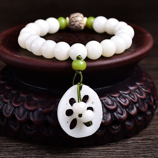 White Beads Hand String