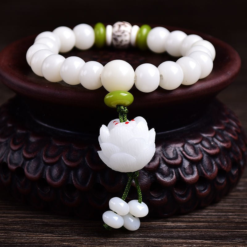 White Beads Hand String