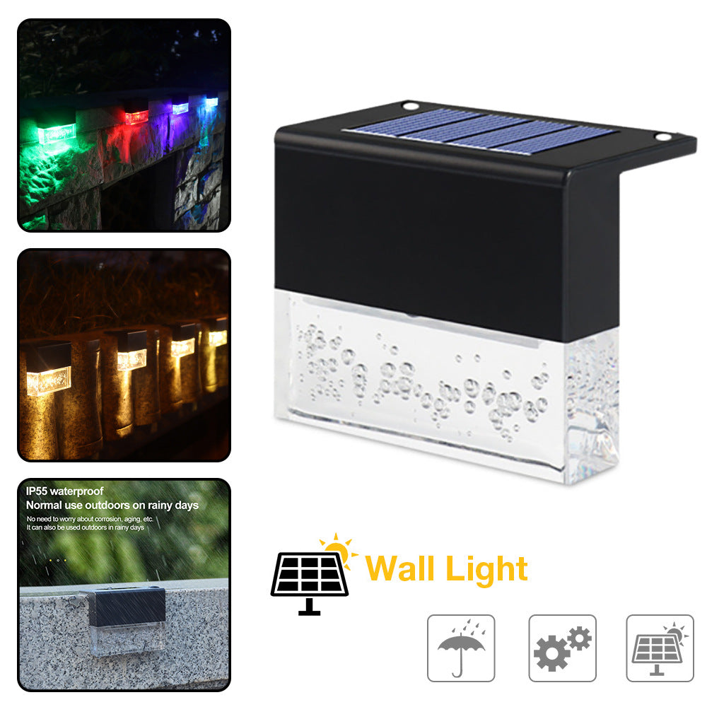Waterproof RGB LED Solar Step Light