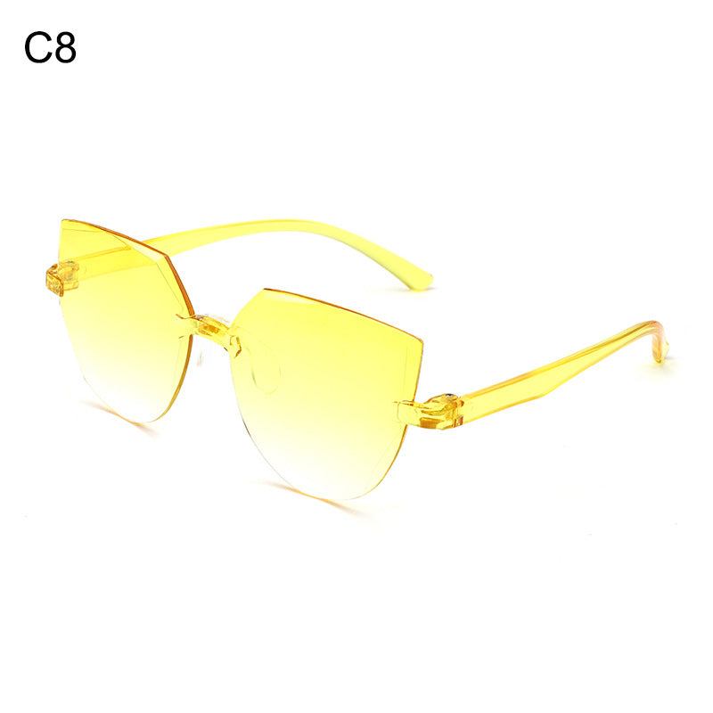 Jelly Color Transparent Sun Glasses
