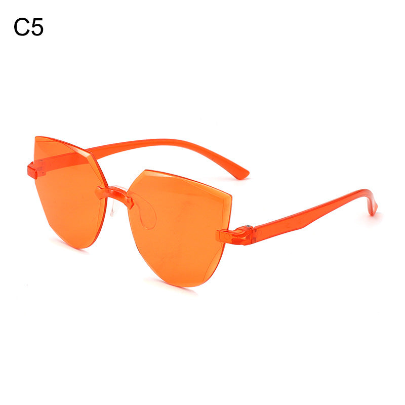 Jelly Color Transparent Sun Glasses